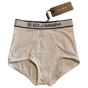 Dolce & Gabbana White Women Brief Underwear XS